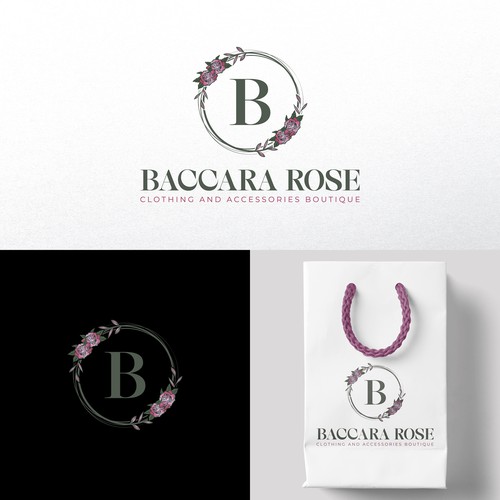 Accessories logo with the title 'Baccara Rose'