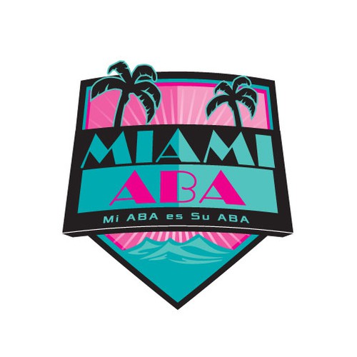 Beach logo with the title 'Miami Vice Logo'