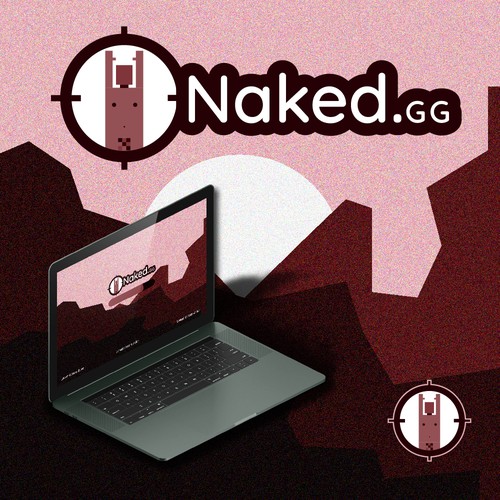 Responsive logo with the title 'NAKED LOGO'