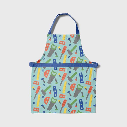Apron design with the title 'Tools apron'