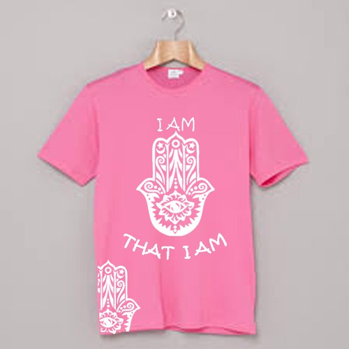 pink designer t shirt