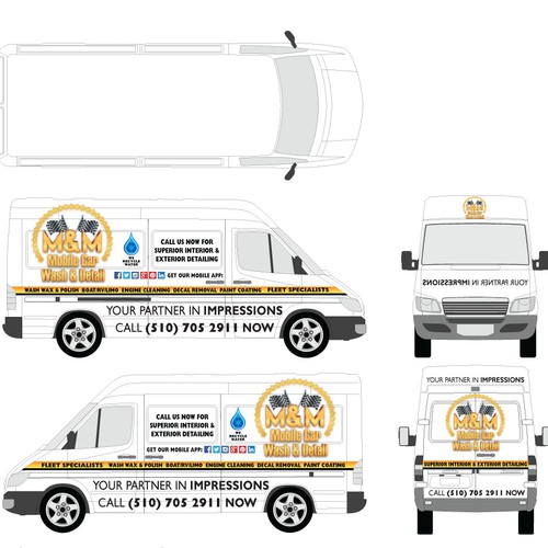 Decal design with the title 'Mobile Auto Detailing'