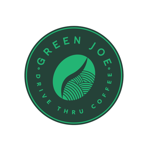 Ecological brand with the title 'Green Coffee Logo'
