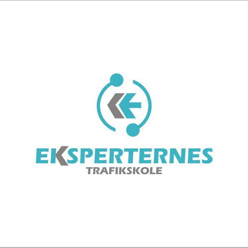 Driving logo with the title 'Logo Concept for Driving School in Denmark'