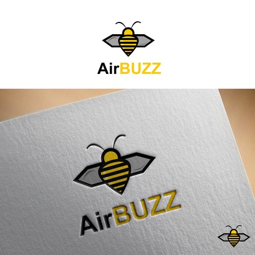 Air logo with the title 'Logo design'