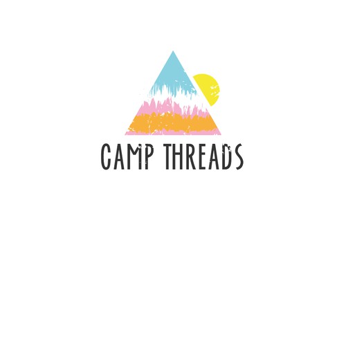 Camp design with the title 'Camp Threads'
