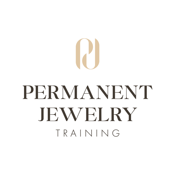Weebly design with the title 'Permanent Jewelry Training Logo and Website'