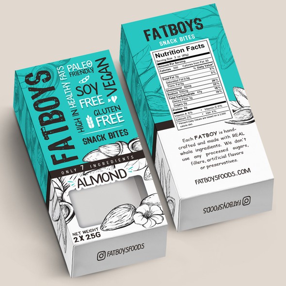Flavor design with the title 'Package design'