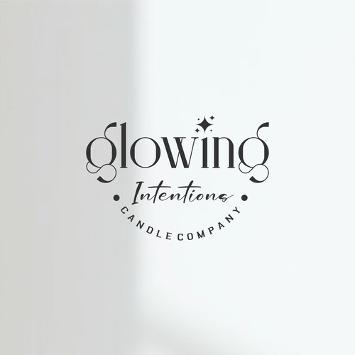 Glow logo with the title 'feminime logo design'
