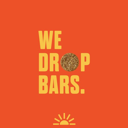 Sun brand with the title 'Sow Strong Rebranding'