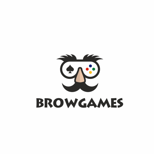 Gaming logo with the title 'Logo design for BROWGAMES'