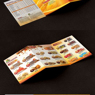 Trifold Catalog for Frusecha Bread line