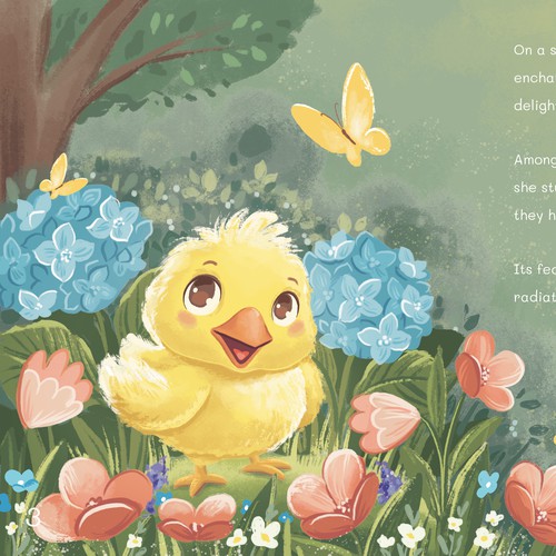 Book illustration artwork with the title 'Illustration for children book'