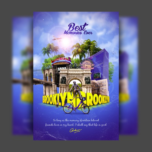 Tour design with the title 'Poster Design'