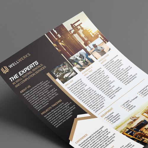 Creative design with the title 'WellWerks - General Flyer Design'