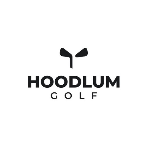 Club logo with the title 'Minimalist Design for Hoodlum Golf'