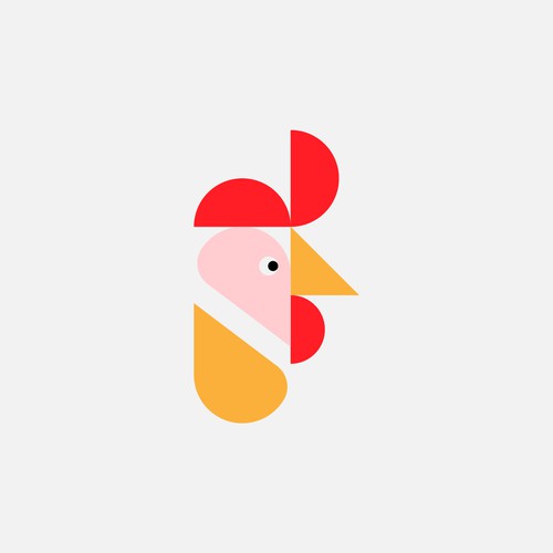 Chicken brand with the title 'Chicken Logo'