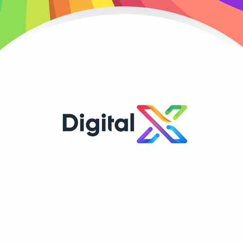 Full color logo with the title 'Digitalx'