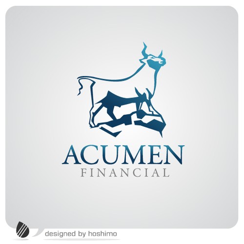 Bank logo with the title 'Financial Company Logo Design and Stationary'