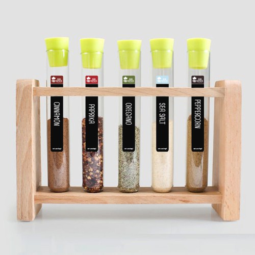 Simple label with the title 'Create Label Designs for Sir Spice!'