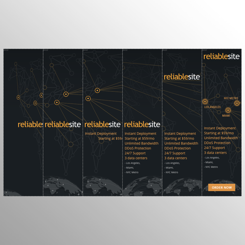 HTML5 design with the title 'html5 animated banner ad'