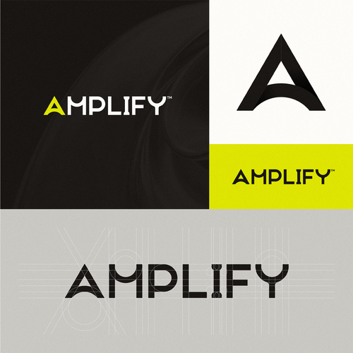 Modern design logo with the title 'Custom Typography Logo'