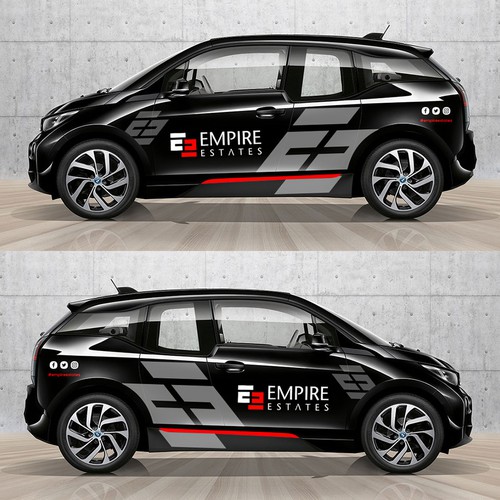 BMW design with the title 'logo contest to Espire Estates'