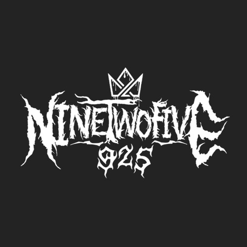 Hardcore design with the title 'Nine Two Five Clothing'