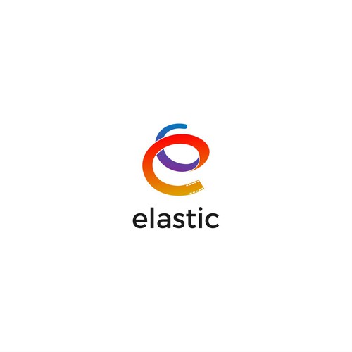 Video production logo with the title 'e-lastic Video Company'