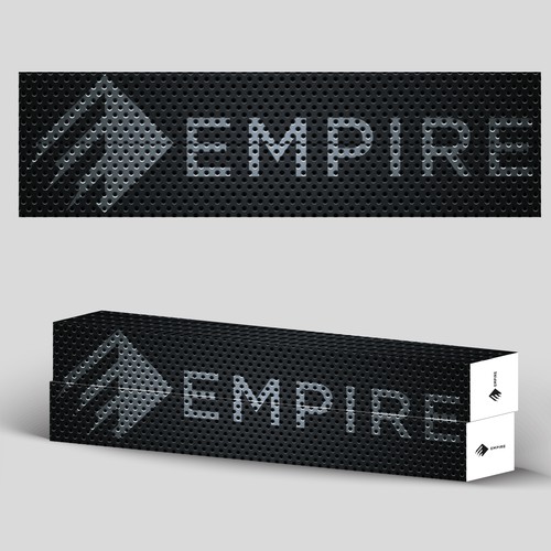 Black and white packaging with the title 'Hockey Stick Packaging'