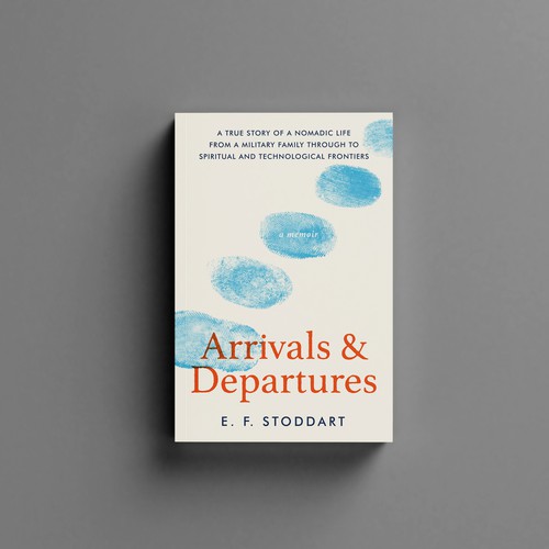 Book cover with the title 'Book Cover for "Arrivals & Departures"'