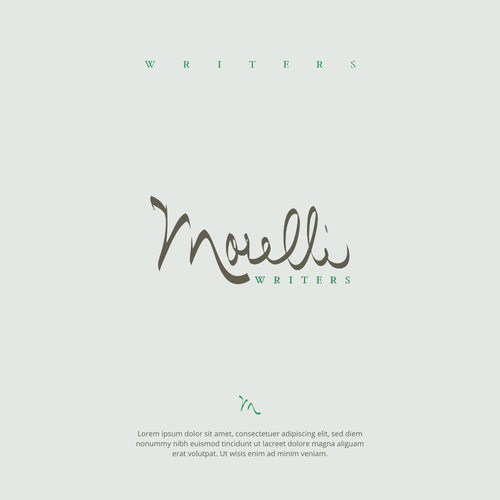 Copywriting logo with the title 'Handwritten'