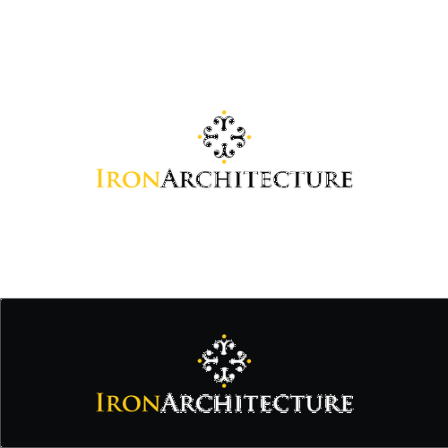 Filigree logo with the title 'Logo for an architecture firm.'