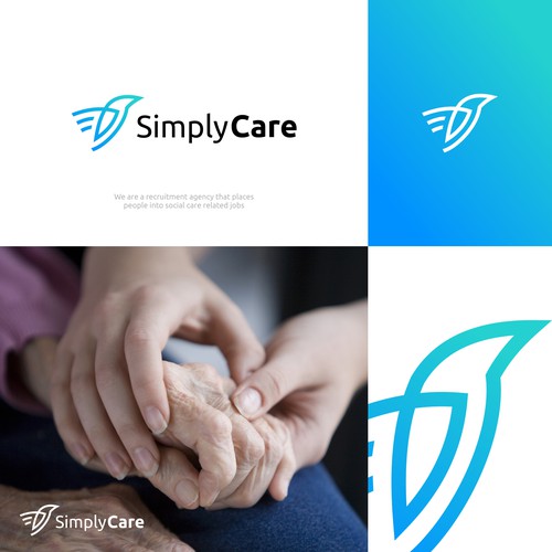 Recruitment logo with the title 'SIMPLY CARE'