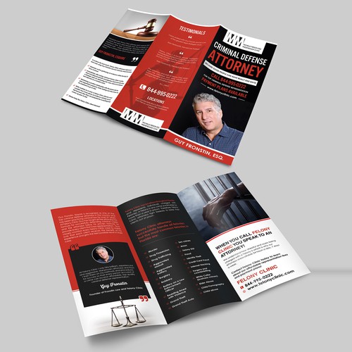 Tri-fold design with the title 'Tri-fold Brochure'