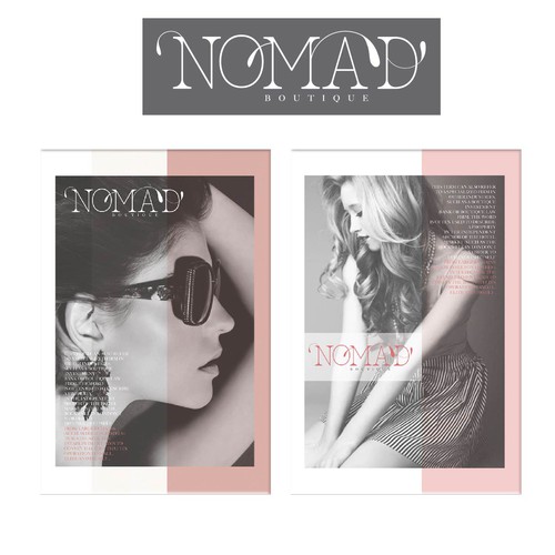 Jewelry brand with the title 'Create a capturing brand identity for Nomad Boutique '