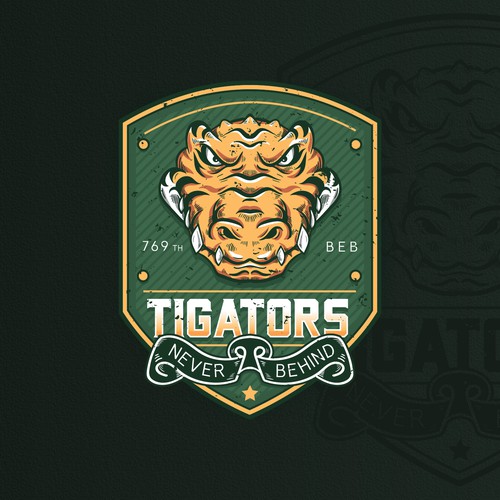 Alligator logo with the title 'Maculine Army Logo'