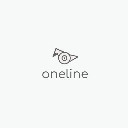 Dove logo with the title 'Logo design for Oneline'