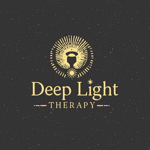 Healing logo with the title 'Deep Light Therapy'