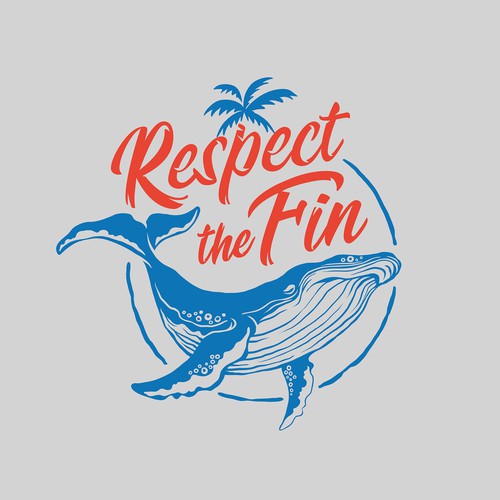 Sea t-shirt with the title 'Respect the Fin'