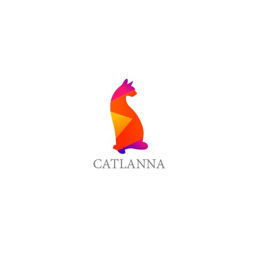 Spiritual design with the title 'Catlanna logo'