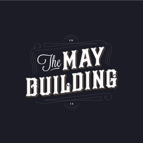 Baroque logo with the title 'The May Building'