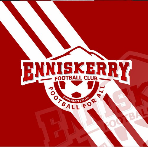 Sport club logo with the title 'Enniskerry Football Club logo'