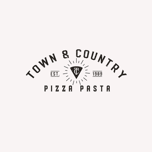 Outlet design with the title 'Logo Conept for Town and Country'