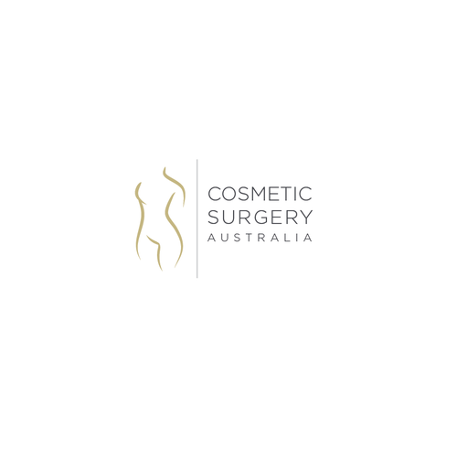 Body design with the title 'logo design for cosmetic surgery'