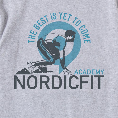 Men's t-shirt with the title 'running'