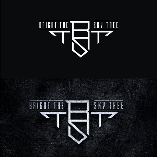Band logo with the title 'Bright the Sky Tree'