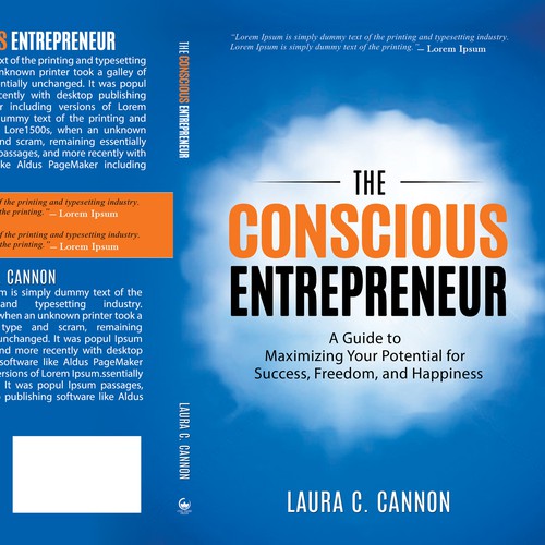 Success design with the title 'The Conscious Entrepreneur'