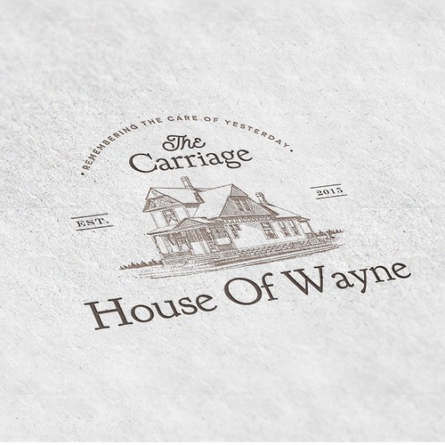 Neat design with the title 'The Carriage House of Wayne Logo'