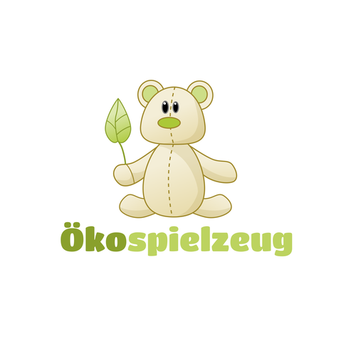 Teddy logo with the title 'Logo for a toy company'